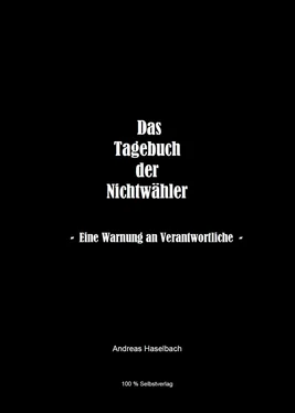 Andreas Haselbach Tagebuch der Nichtwähler обложка книги