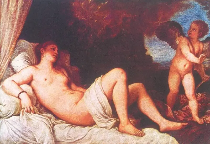 Тициан Даная 1546 год Тициан Вакх и Ариадна 15221523 годы Тициан Венера - фото 162