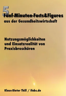 Klaus-Dieter Thill Nutzungsmöglichkeiten und Einsatzrealität von Praxisbroschüren обложка книги