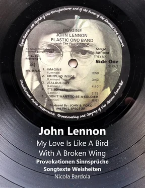 Nicola Bardola John Lennon - My Love Is Like A Bird With A Broken Wing обложка книги