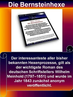 Wilhelm Meinhold Die Bernsteinhexe обложка книги