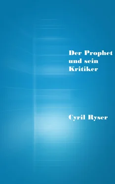 Cyril Ryser Der Prophet und sein Kritiker обложка книги