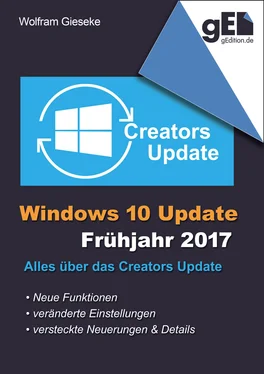 Wolfram Gieseke Windows 10 Update - Frühjahr 2017 обложка книги