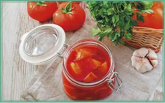 Помидоры ошпарить очистить от кожицы пропустить через мясорубку Томатное - фото 41