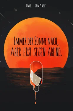 Uwe Romanski Immer der Sonne nach, aber erst gegen Abend. обложка книги