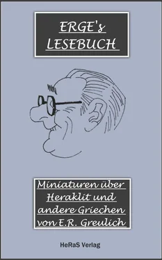E.R. Greulich Miniaturen über Heraklit und andere Griechen обложка книги