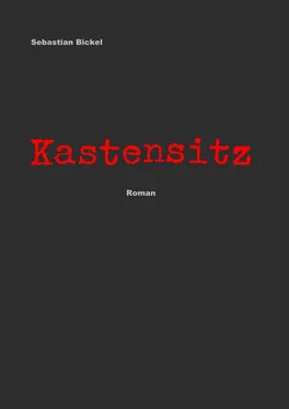 Sebastian Bickel Kastensitz обложка книги