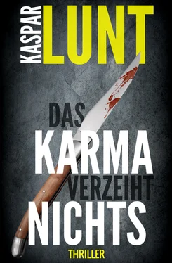 Kaspar Lunt Das Karma verzeiht nichts обложка книги
