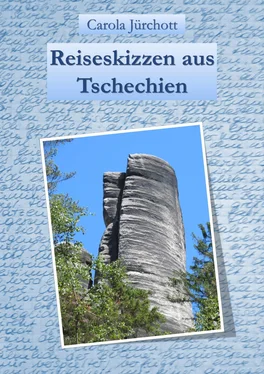Carola Jürchott Reiseskizzen aus Tschechien обложка книги