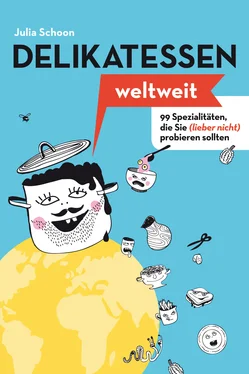 Julia Schoon Delikatessen weltweit: 99 Spezialitäten, die Sie (lieber nicht) probieren sollten обложка книги