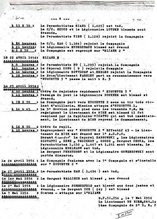 Letzte Seite des Originals des JMO Journal des marches et des opérations - фото 3