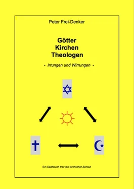 Peter Frey-Denker Götter Kirchen Theologen - Irrungen und Wirrungen - обложка книги