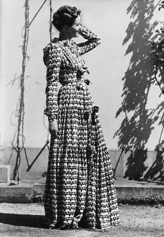 Платье в стиле Гутен Морген 1939 год Пафосный стиль франкфуртской моды с - фото 124