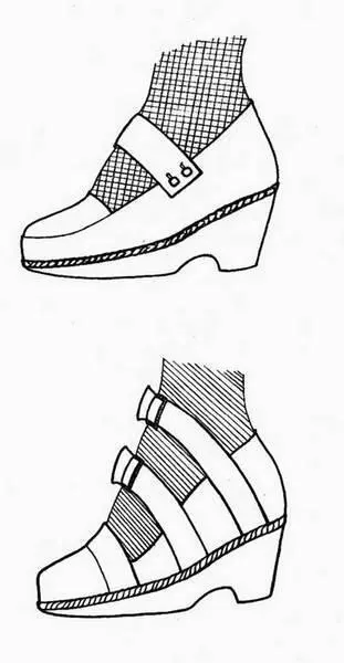 Проект подошвыплатформы 1940 год Превращающееся платье из черной шерсти - фото 141