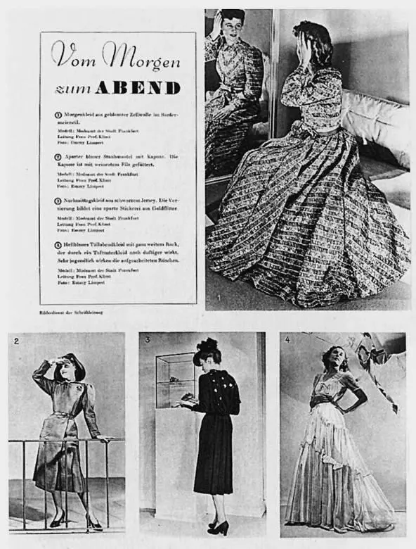 С утра до вечера Страница из журнала Юберзеепост от мая 1939 года Мода - фото 166