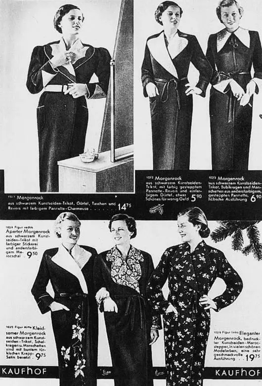 Утренняя одежда Рекламная брошюра выпущенная одним из торговых домов в 1937 - фото 172