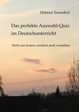 Helmut Tornsdorf Das perfekte Auswahl-Quiz im Deutschunterricht обложка книги