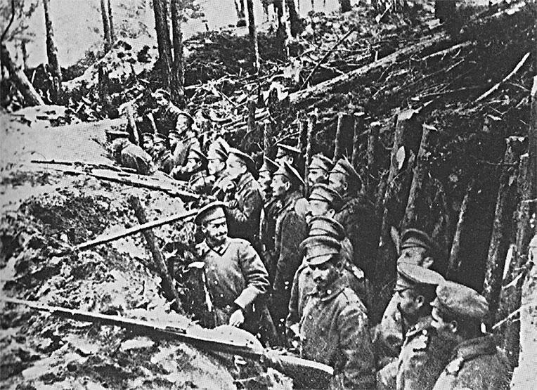 Русская армия под Сарыкамышем 1914 г Разрушенные форты крепости Перемышль - фото 17
