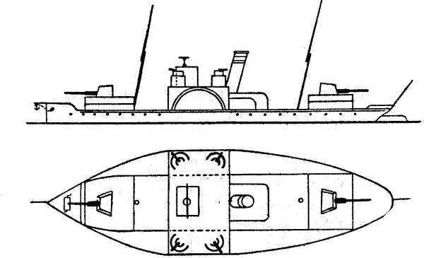 Канонерская лодка типа Молниеносный Колесный грузовой пароход Августина - фото 59