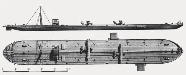 Авиабаржа Коммуна 1918 г Черноморский катеристребитель Бронепароходы на - фото 97