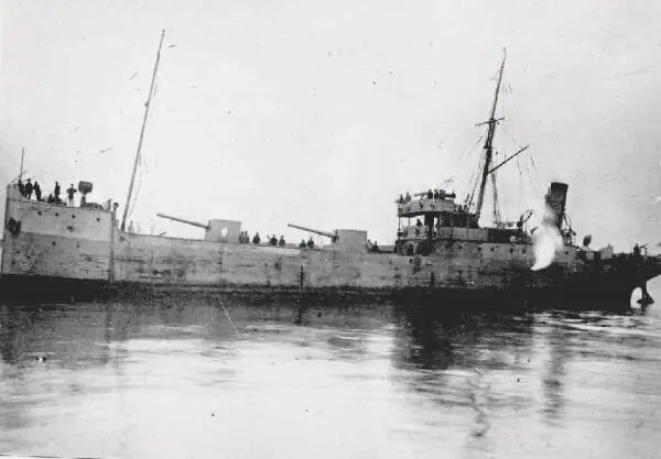 Крейсер Роза Люксембург Каспий 1920 г Канонерская лодка Альтфатер - фото 113