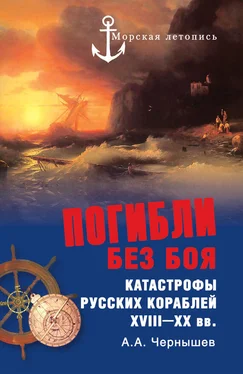 Александр Чернышев Погибли без боя. Катастрофы русских кораблей XVIII–XX вв. обложка книги