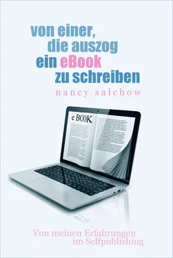 Nancy Salchow Von einer, die auszog, ein eBook zu schreiben обложка книги