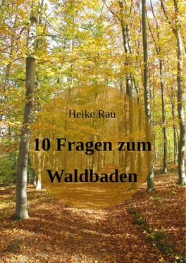 Heike Rau 10 Fragen zum Waldbaden обложка книги