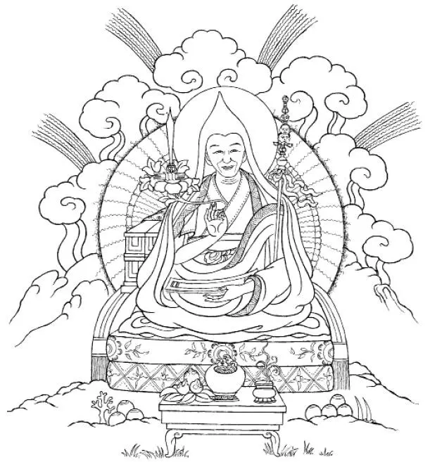 Vajradhara Trijang Rinpoche ÜBER DEN ZENTRALKANAL MEDITIEREN DER YOGA DES - фото 10