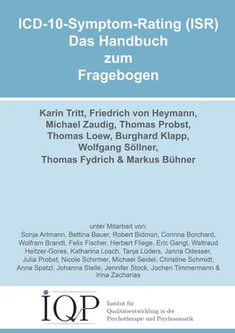 Karin Tritt ICD-10-Symptom-Rating (ISR) - Das Handbuch zum Fragebogen обложка книги