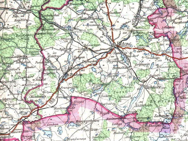 Karte vor 1945 Bütow Der Bischof von Kujavien oder Wladislaw erhielt durch die - фото 9