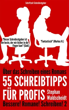 Stephan Waldscheidt Über das Schreiben eines Romans: 55 Schreibtipps für Profis обложка книги