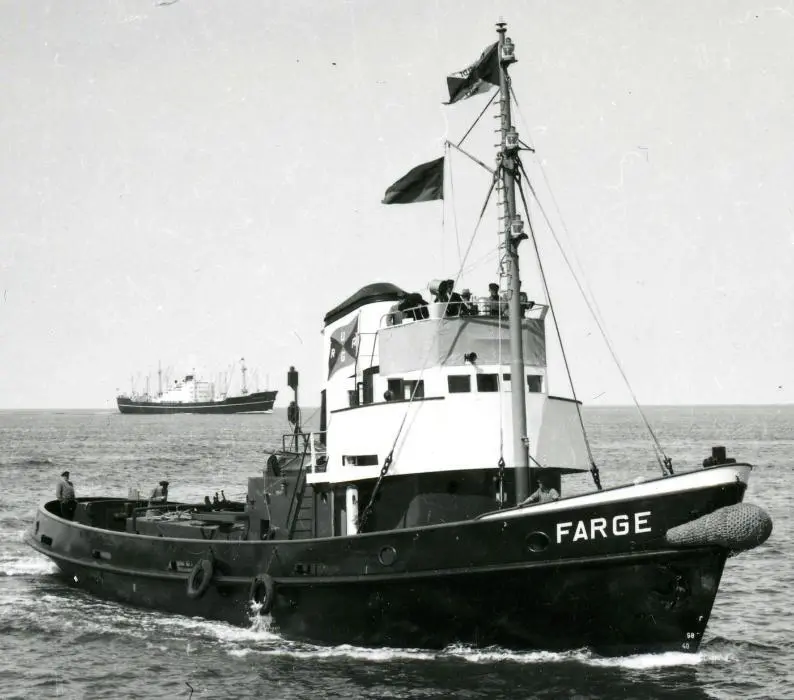 Aus dem Schlepperprogramm der Mützelfeldtwerft Hier der Schlepper FARGE der - фото 23