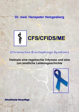Hanspeter Hemgesberg CFS/CFIDS/ME обложка книги