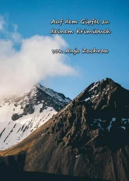 Anja Zachrau Auf dem Gipfel zu deinem Krimibuch обложка книги