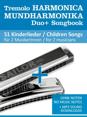 Reynhard Boegl Tremolo Mundharmonika / Harmonica Duo+ Songbook - 51 Kinderlieder Duette / Children Songs Duets обложка книги