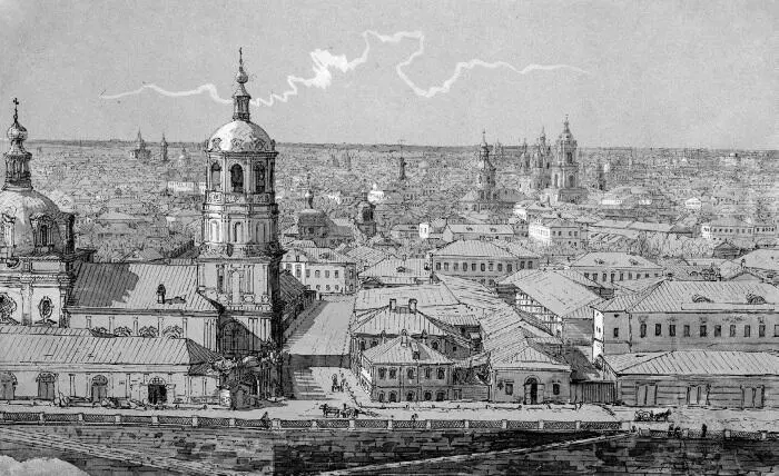Замоскворечье Рисунок АА Мартынова Двадцатый век во многом изменил облик и - фото 2