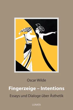 Oscar Wilde Fingerzeige - Intentions