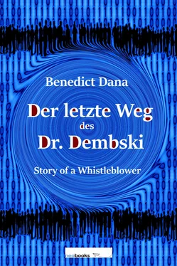 Benedict Dana Der letzte Weg des Dr. Dembski обложка книги