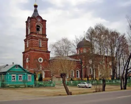 ГЖЕЛЬ СЕЛО РЕЧИЦЫ ЦЕРКОВЬ ВОЗНЕСЕНИЯ ГОСПОДНЯ Г В МОНАХОВ ВАЗОЧКА - фото 339