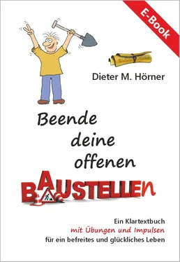 Dieter M. Hörner Beende deine offenen Baustellen обложка книги