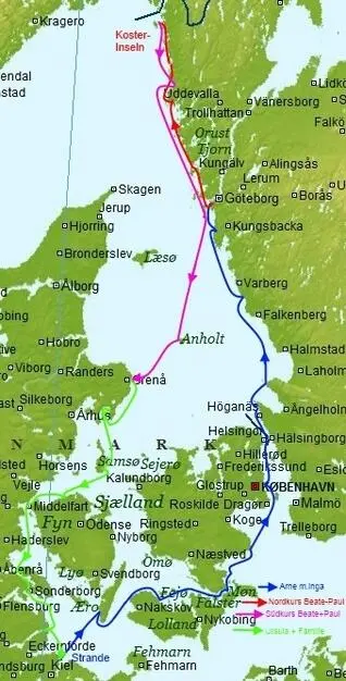 Reise 199722Juni bis 8Juli Sohn Arne mit Freundin Inga 316sm Strande - фото 4