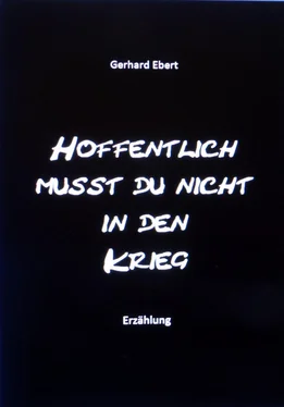 Gerhard Ebert Hoffentlich musst du nicht in den Krieg обложка книги