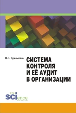 Ольга Курныкина Система контроля и её аудит в организации обложка книги