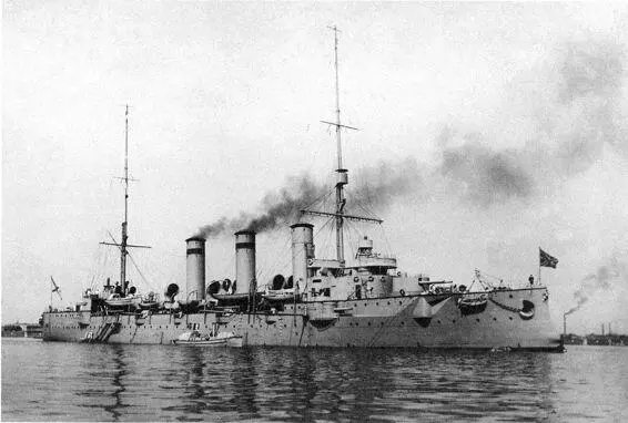Rurik Die Rurik war ein Panzerkreuzer der 1906 bei Vickers in - фото 31