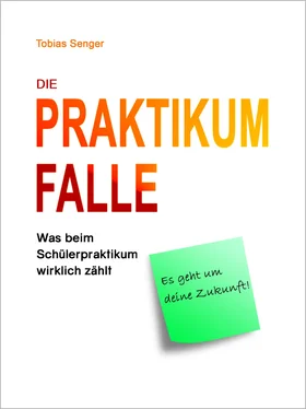 Tobias Senger Die Praktikum Falle обложка книги