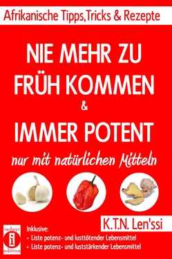 K.T.N. Len'ssi NIE MEHR ZU FRÜH KOMMEN & IMMER POTENT – Afrikanische Tipps, Tricks & Rezepte nur mit natürlichen Mitteln обложка книги