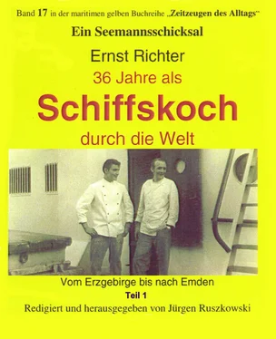 Ernst Richter 36 Jahre als Schiffskoch durch die Welt – Teil 1 обложка книги
