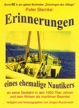 Peter Sternke Erinnerungen eines Nautikers an seine Seefahrt in den 1950-70er Jahren und sein Wirken als maritimer Beamter обложка книги