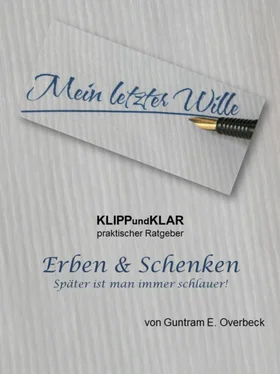 Guntram E. Overbeck KLIPPundKLAR - Erben & Schenken обложка книги